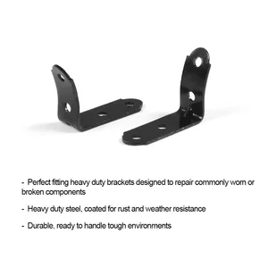 Para Audi A4 S4 RS4 B6 B7 8E Caixa de Luva Kit de Reparação 2001-2008 2 pc Preto 8 principais vendas colunas audi a4 b7 - №2