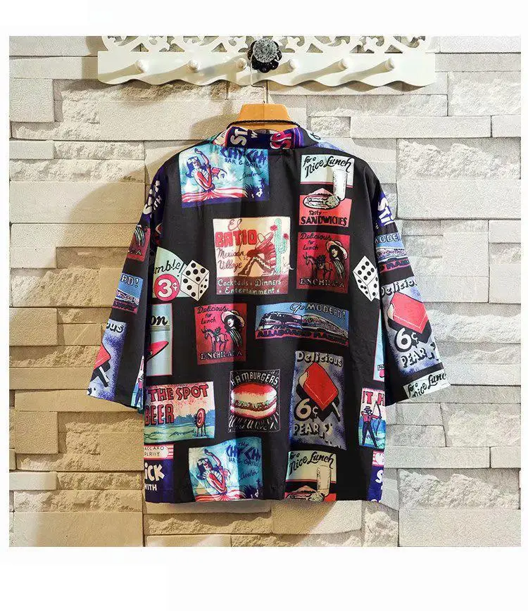 Streetwear Tops Men And Women Casual Japanese Kimono Yukata Haori Robe Summer Coat Asian Clothes Super Cool Japanese Cardigan