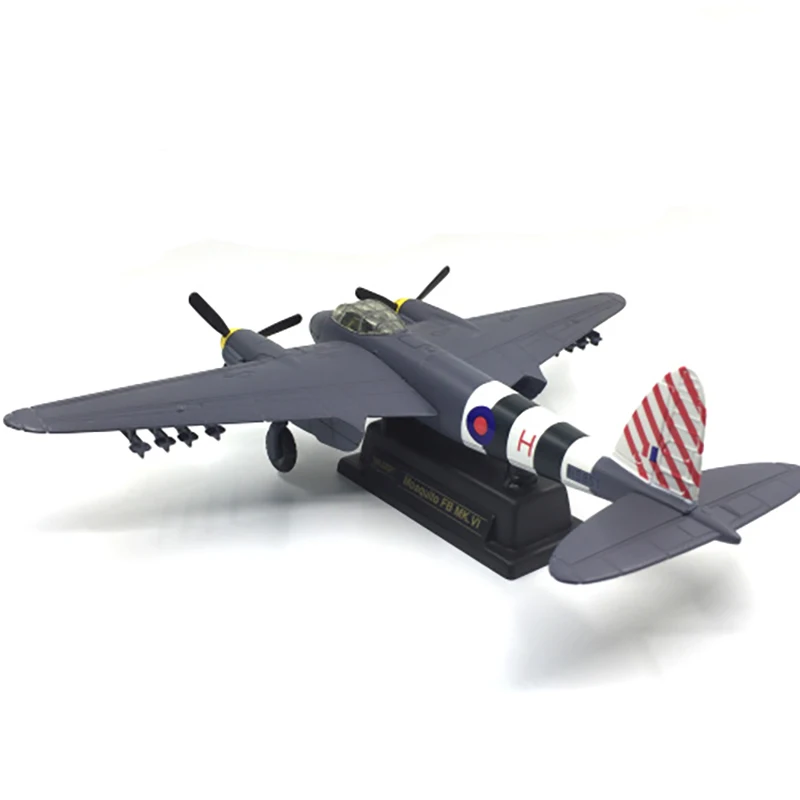 Diecast 1:64 World War II Mosquito Bomber Aircraft Model Collection Decorative Simulation Alloy Brand New Finished Product