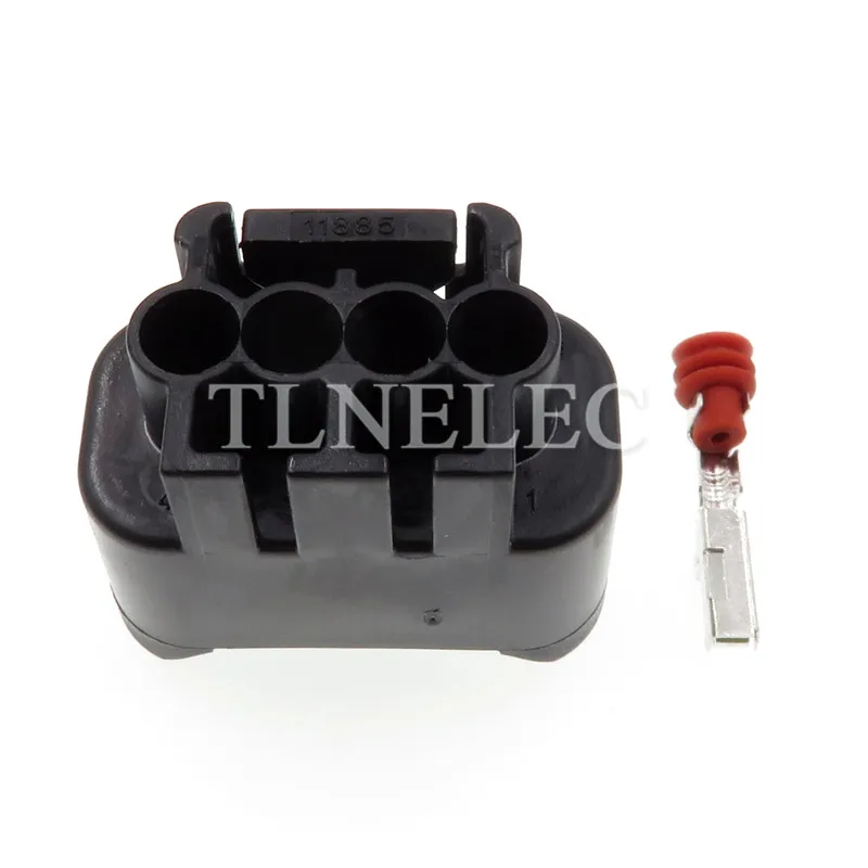 11885 7283-7449-30 preto conector da tomada da bobina de ignição de 4 pinos para toyota carola vios corolla camry highlander rav4