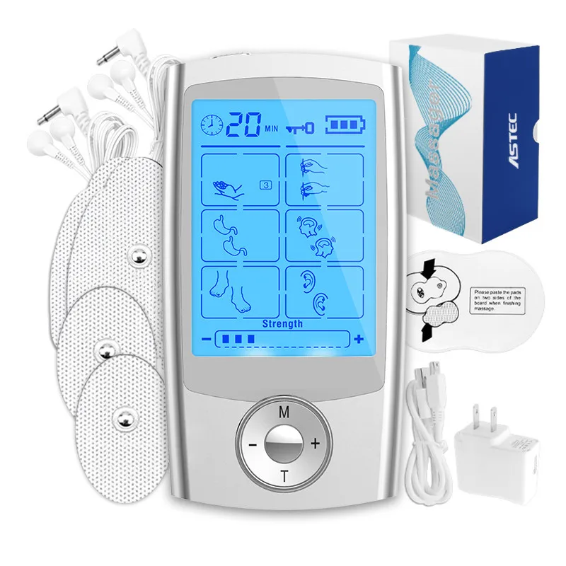 16Modes ems tens unit massager for simulated massage machine therapy for lower Back, Arm, Foot, Shoulder and Arthritis Pain Reli