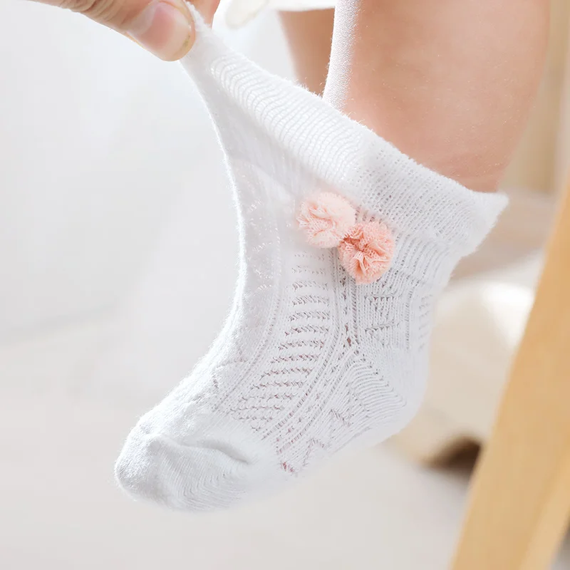 

Newborn Infant Short Sock Kid Child Girls Summer Cotton Mesh Cute Funny Lace Frilly Ruffle Princess Sock Kawaii Baby Accessories