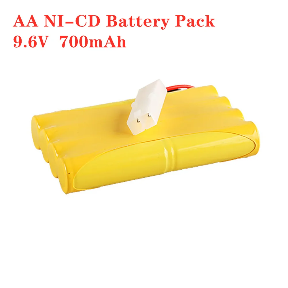 9.6v 700mah NiCD 충전식 배터리 Rc 완구 자동차 보트 건 탱크 기차 로봇 전기 조명 보안 공장 예비 부품, NiCD 충전지 Rc 장난감 자동차 보트 건 탱크 기차 로봇 전기 조명