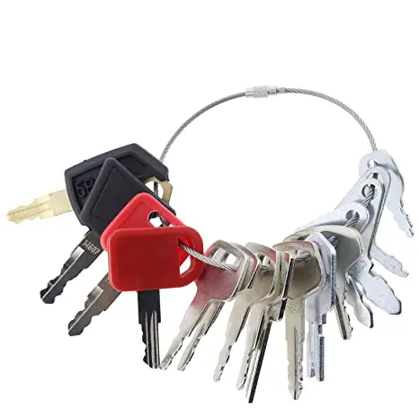 

16 Keys Heavy Construction Equipment Ignition Key Set for Case Cat JD Komatsu JCB 5P8500 14607 H800 166 83353 430