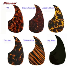 Pleroo Custom Guitar Pickgaurd-Grande Elegante Borda chanfrada Guitarra acústica Pickguard Teardrop Forma Multicolor Escolha