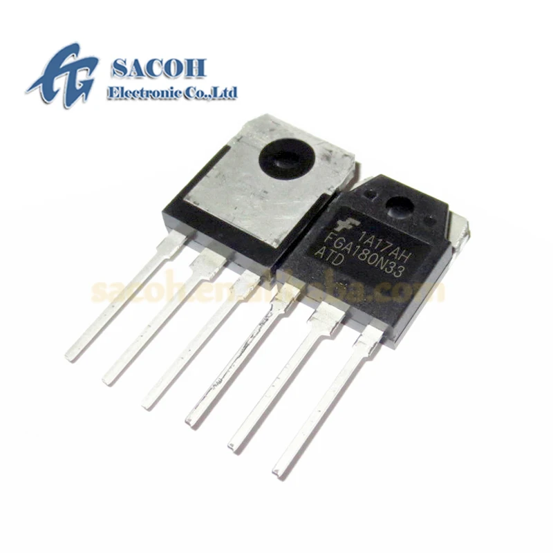 

10Pcs FGA180N33ATD FGA180N33 180N33 or FGA180N30D TO-3P 180A 330V Power IGBT Transistor