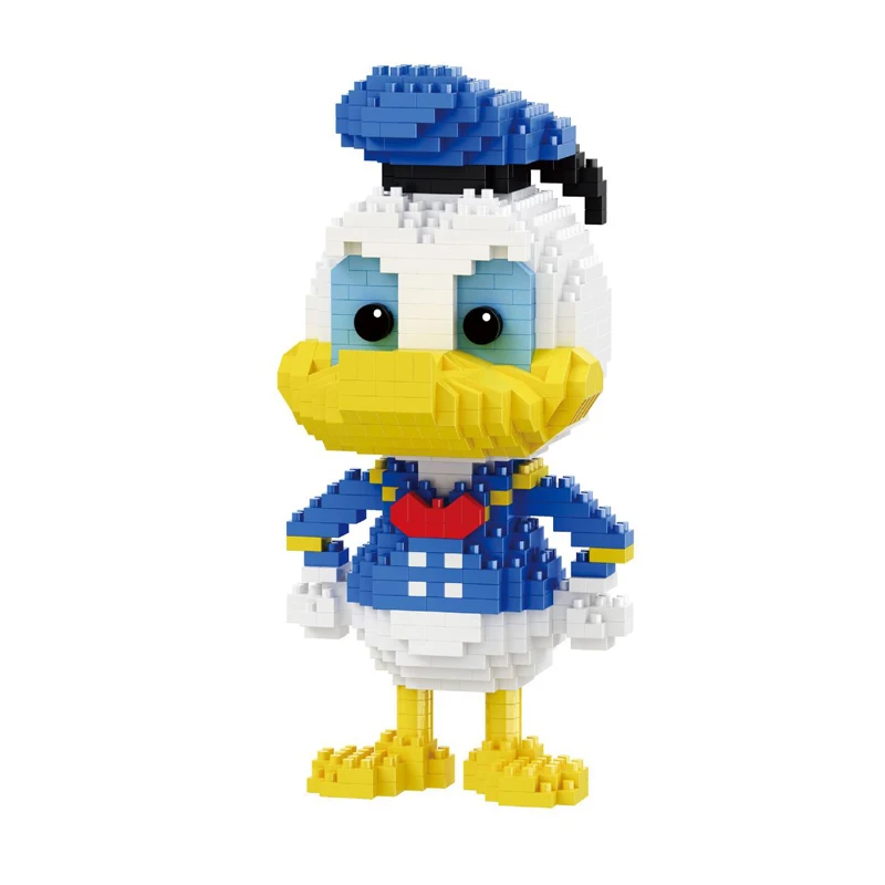 Disney Mickey Mouse Diamond Building Blocks Minnie Donald Duck Dasiy Goofy Micro Brick Figures Toys For Christmas Gift