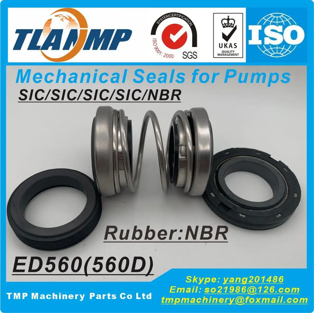 

560D-20/25/45/50 , Type ED560 Double face Mechanical Seals (Material:SIC/NBR)