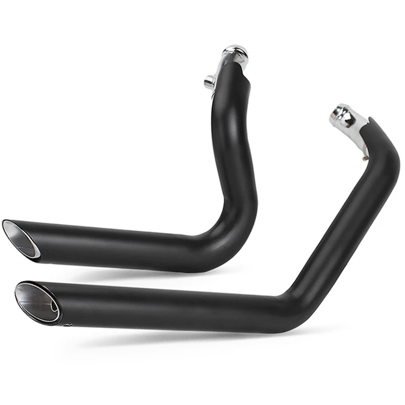 For XL883 1200 48 2004-2019 Motorcycle Exhaust Front Pipe Muffler Middle Link Connect Pipe Muffler Removable Silencer Escape