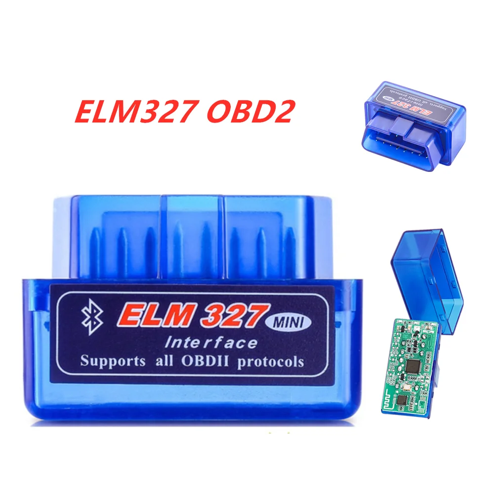 V2.1/V1.5 ELM327 OBD2 Bluetooth-compatible Mini Auto Scanner OBDII Car Tester Diagnostic Tool for Android IOS Windows Symbian