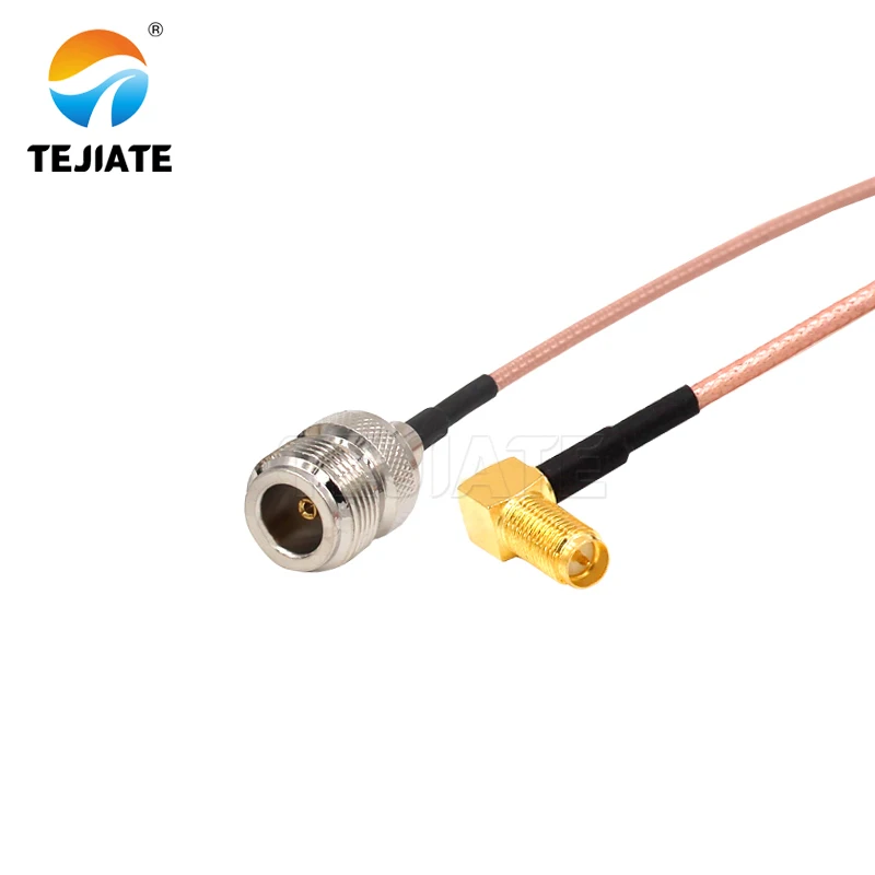 1 قطعة TEJIATE كابل محول N إلى SMA نوع N-K تحويل RPSMA-KW 8-90 سنتيمتر 1 متر 1.5 متر 2 متر طول موصل سلك RG316