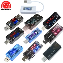 6 in 1 USB Tester Digital Voltmeter Ammeter LCD Current Voltage Charger Capacity Tester Detector Power Bank Wattmeter Indicator