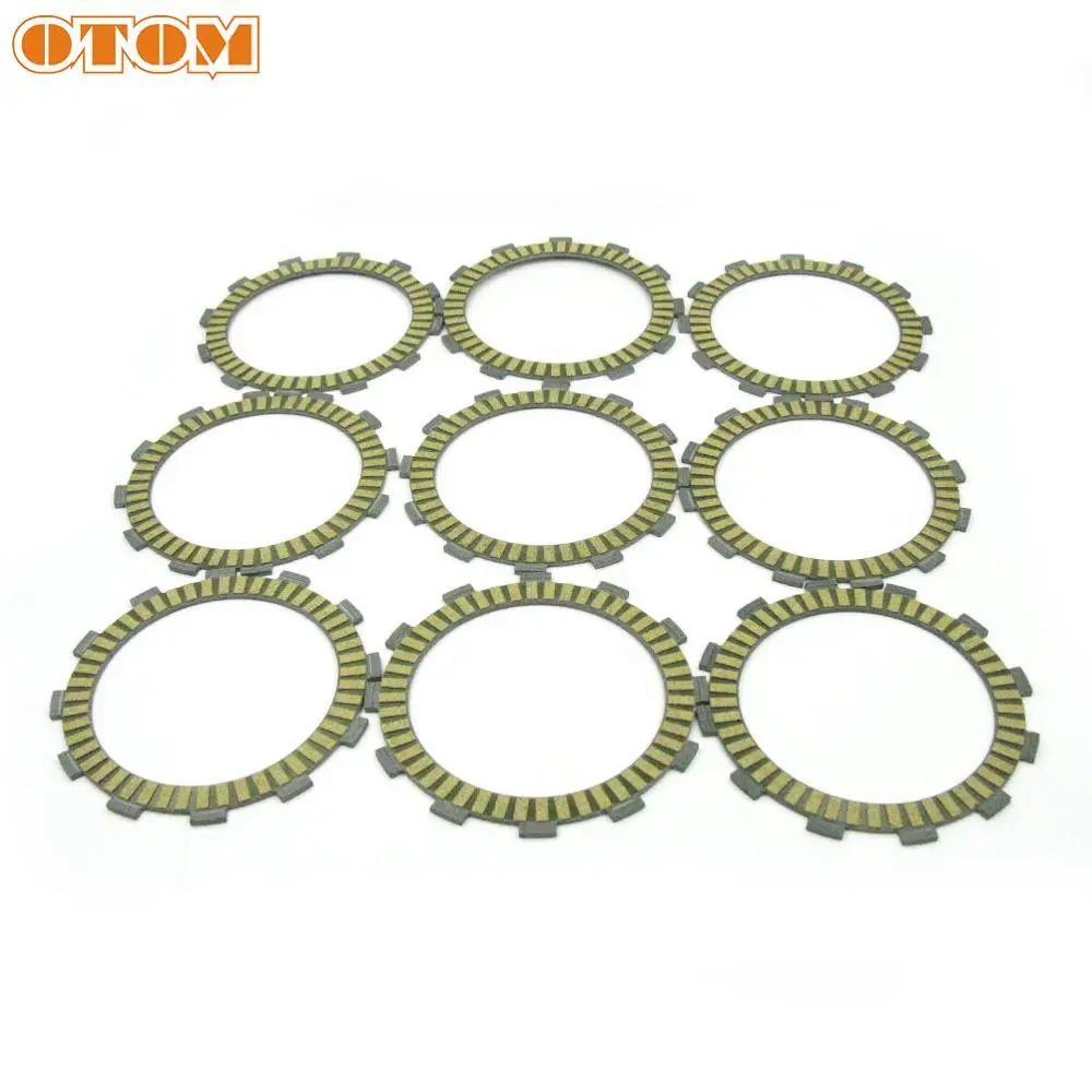 OTOM For Yamaha Dirt Bike WR250F 2001-2019 YZ250F 2001-2018 YZ250FX 2015-2019 Clutch Friction Disc Plate Kit 9Pcs Motorbike Part