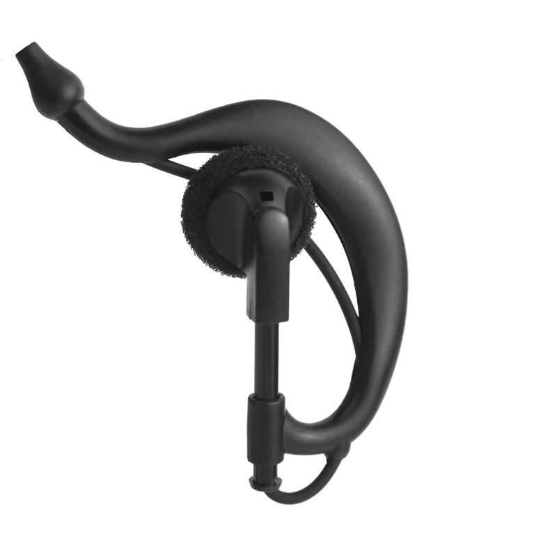 Auricolari per Walkie Talkie a forma di G, auricolari con microfono, autoradio PTT per Motorola, Cobra, MH230, MH230TPR, MR35, 1 Pin, 2,5mm