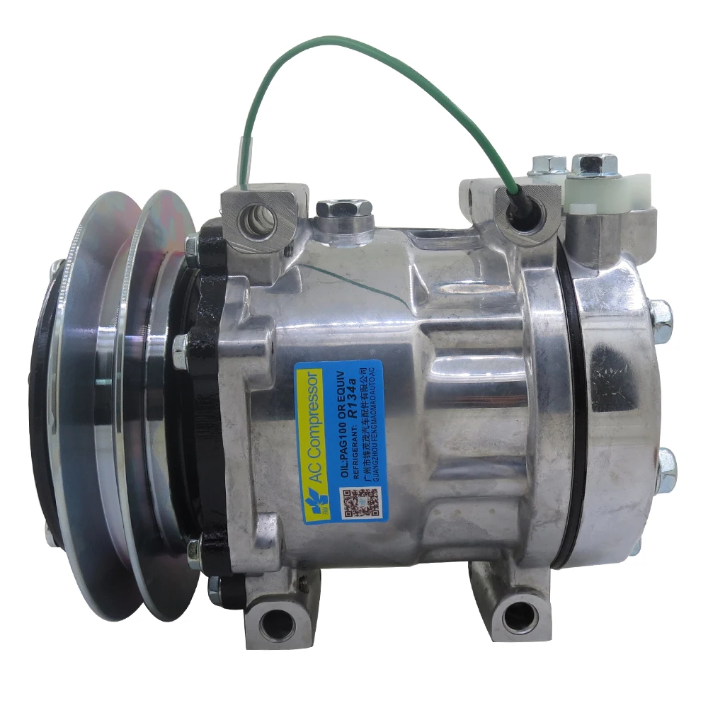 

7H13 24V Auto Ac Compressor For KOBELCO Excavator