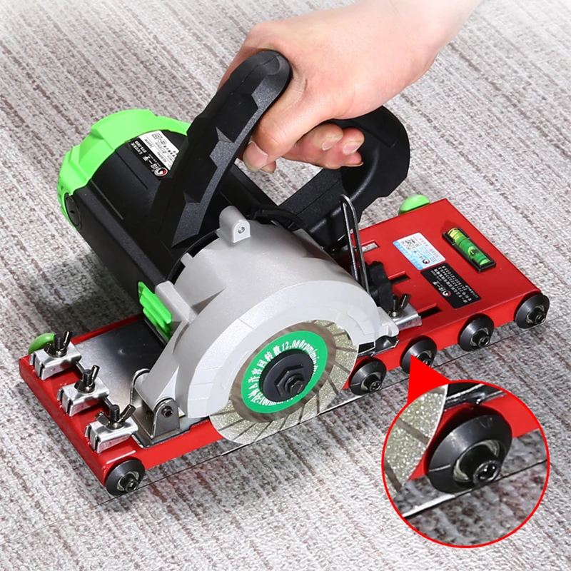 220V Floor Tile Cleaning And Cutting Angle Grinder Tile Special Electric Tool Beauty Seam Hook Dust-free Cutting Seam Machine