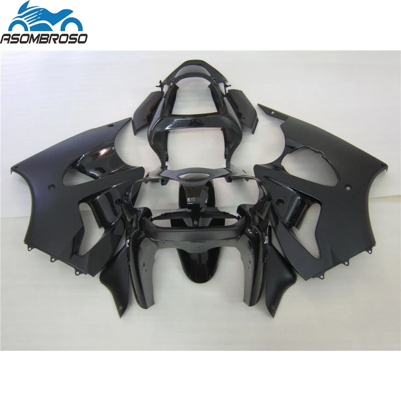 

Superb Quality Injection Molding Bodyparts for Kawasaki Ninja ZX6R fairing kit 2000 2001 2002 matte black set ZX6R 00 01 02 WA13