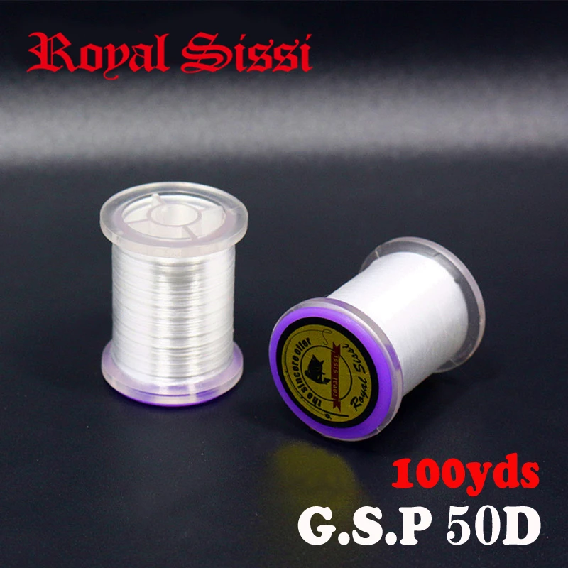 

Royal Sissi 4 spools ultra strong&thin 100yards per spool 50D fly tying thread Gel Spun polyethylene thread strongest GSP thread