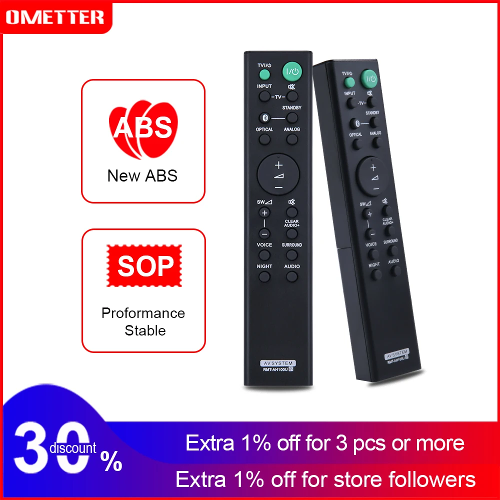 

remote control RMT-AH100U FOR sony SA-CT180 SA-WCT180 SS-WCT80 SA-CT80 soundbar system