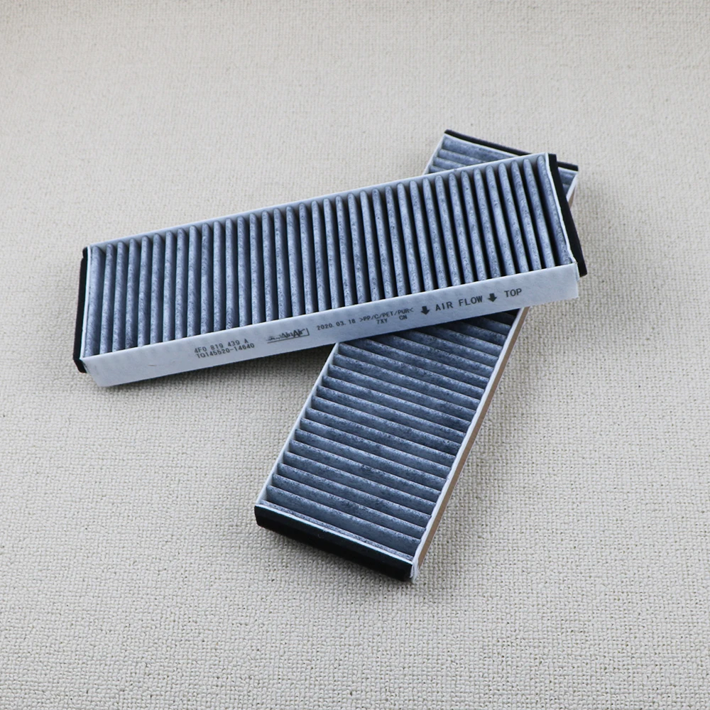 4F0819439A Cabin Filters For AUDI A6 C6 R8 A4 B8 2004-2015 carbon Air filter air conditioning Filters L4F0 819 439 A