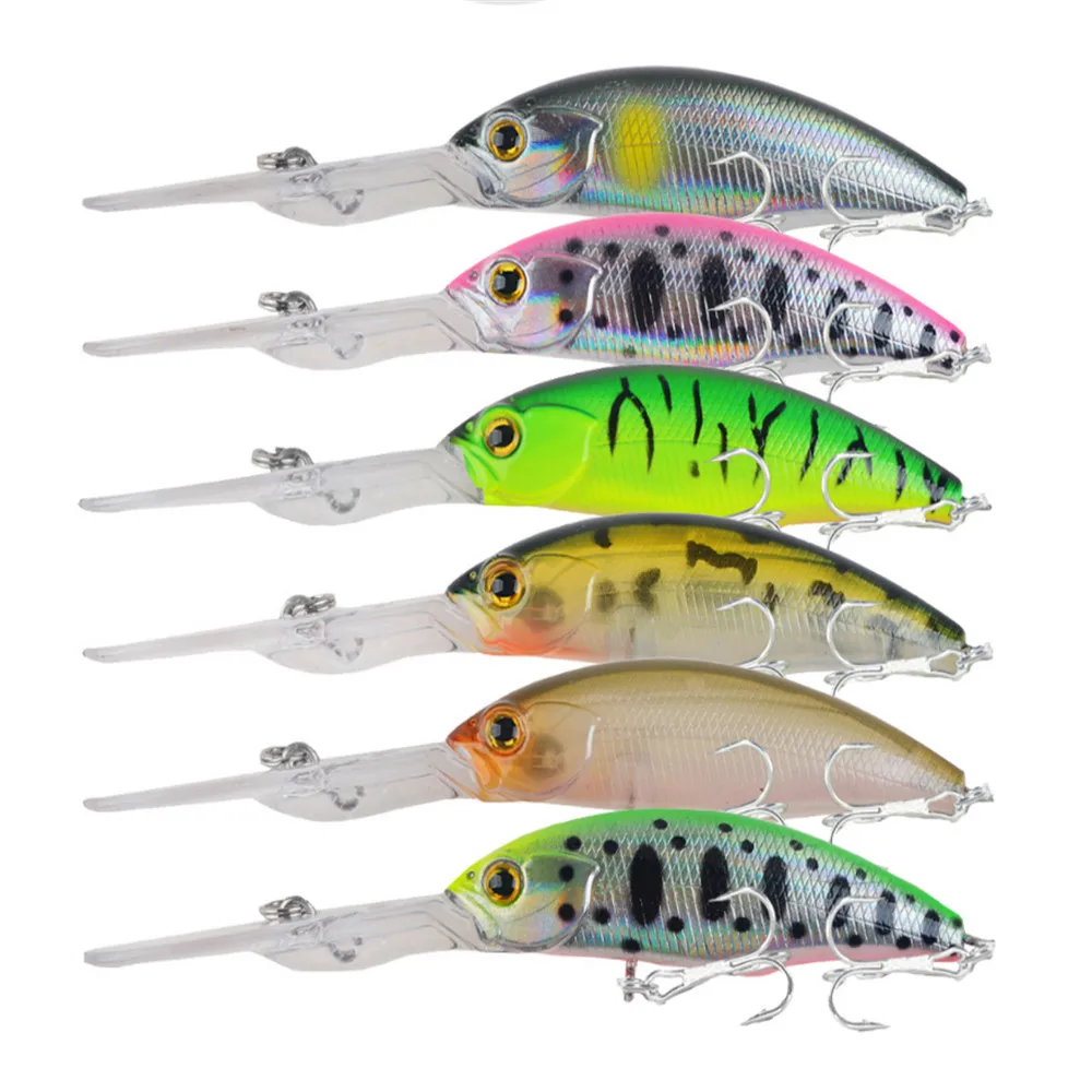 1PCS Floating Minnow Fishing Lure Wobbler For Trolling 7.5g 10cm Hard Bait Isca Artificial Crankbait Bass Pike Fishing Tackle