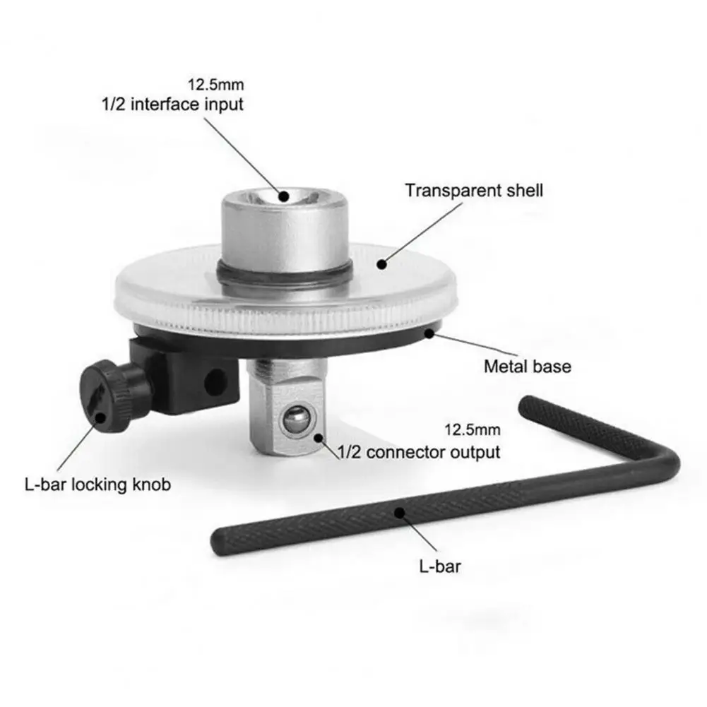 Torque Angle Gauge Professional Precise Chrome Vanadium Steel Drive Torque Wrench for Car