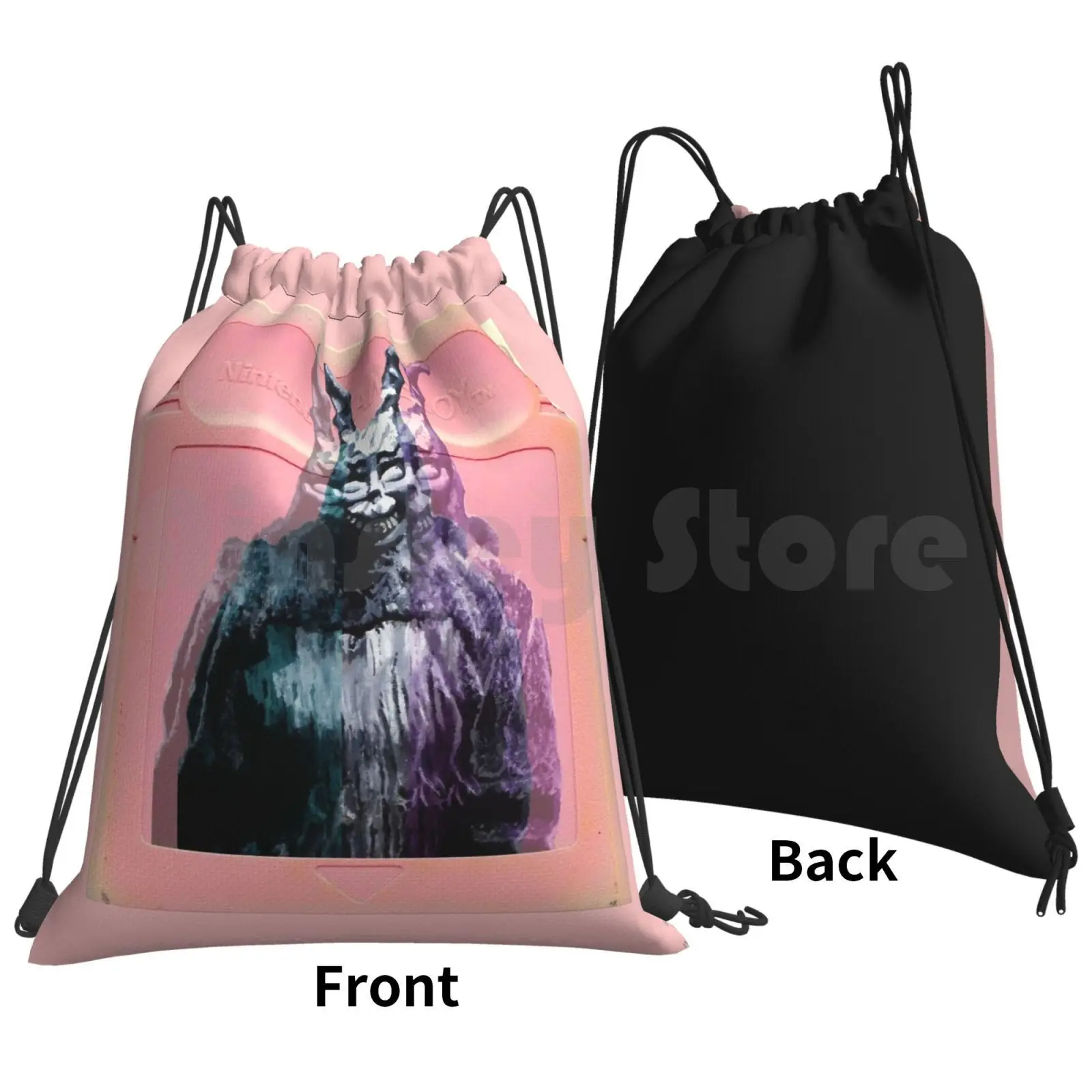 Vaporwave Donnie Darko! Backpack Drawstring Bag Riding Climbing Gym Bag Donnie Darko Donnie Darko Vaporwave Malattia