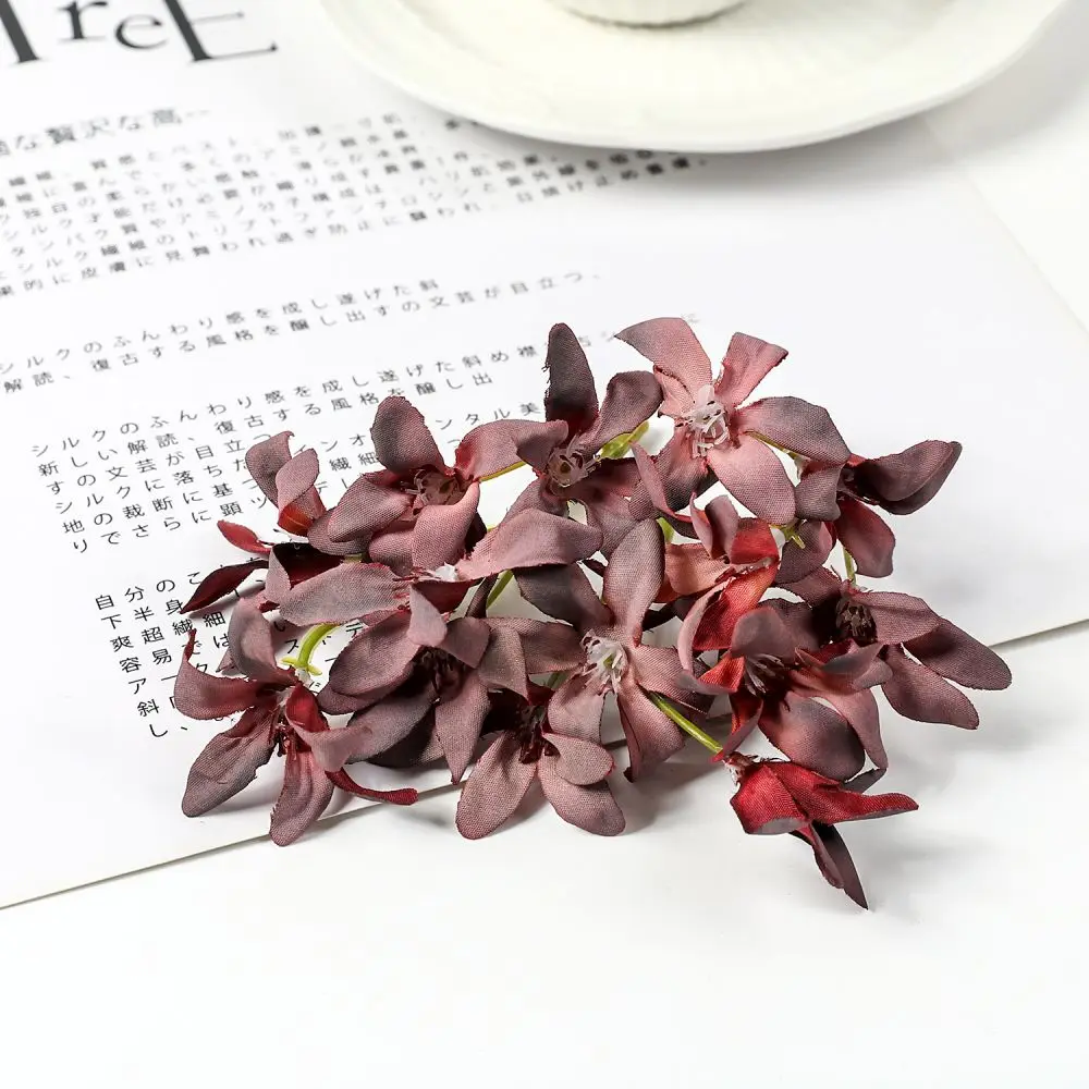 20PCs Seide Künstliche Orchidee Blumen Kopf Gefälschte Blumen Für Home Zimmer Hochzeit Dekoration DIY Vasen Girlande Geschenke Zubehör – Detail 13