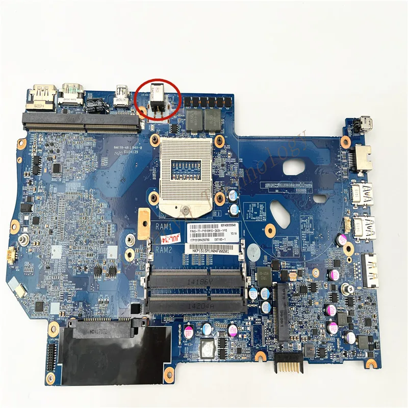 Laptop Motherboard FOR Hasee FOR Raytheon FOR CLEVO P150SM P151SM Motherboard 6-71-P15S0-DA3A 6-77-p151sma0-d03a 100% tested ok