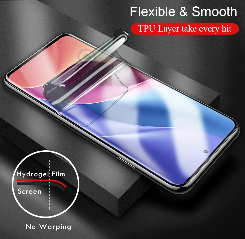 

Gel Protective Film For Xiaomi Redmi 10 9A 9 TPU Screen Protector For Redmi 9T 8A 8 9C Full Cover Hydrogel Film