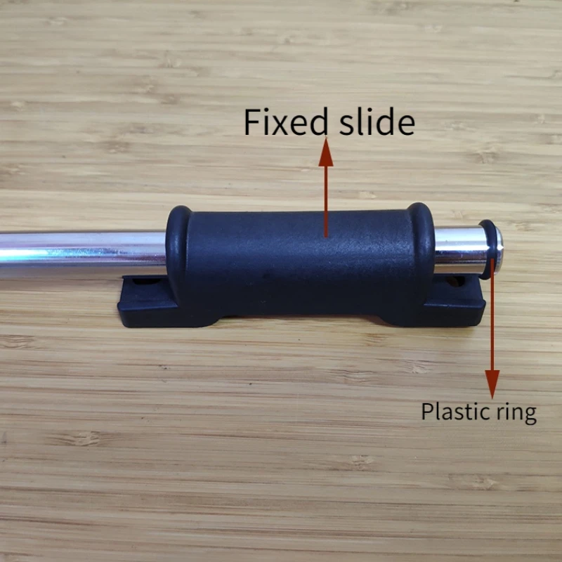 Sillas de plástico con deslizamiento fijo para oficina, accesorios de riel deslizante, reposapiés, piezas telescópicas para Sillas