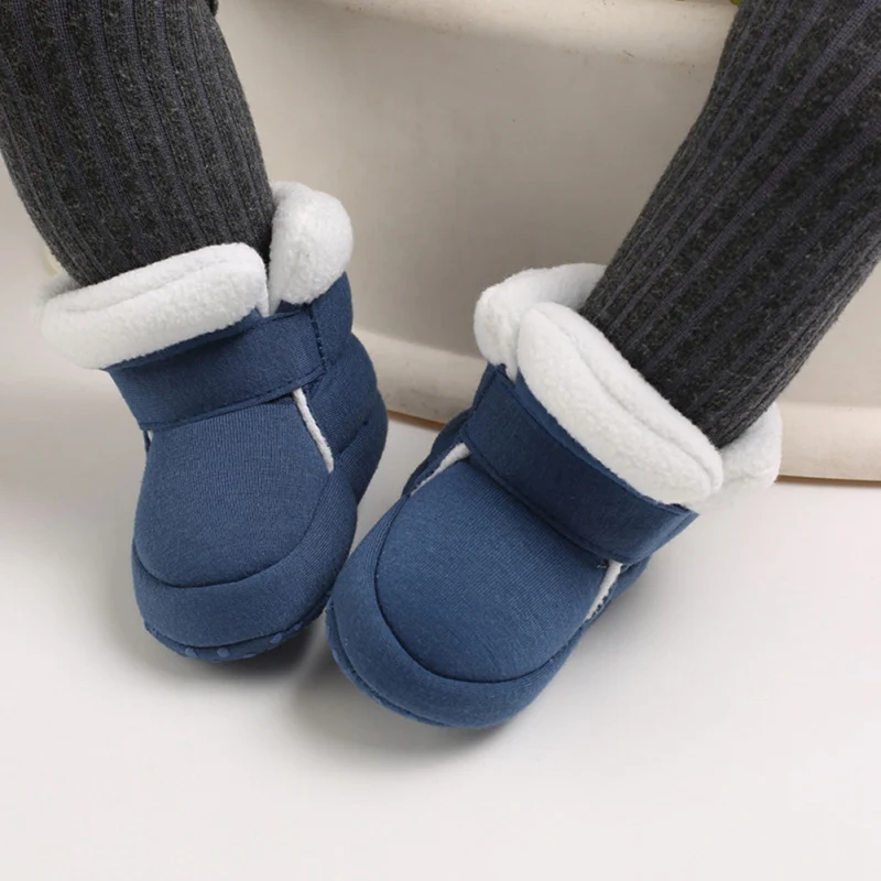 Winter Warm Boot Shoes Frist Walking Shoes Winter Baby Girls Shoes Soft Sole Bootie Shoes