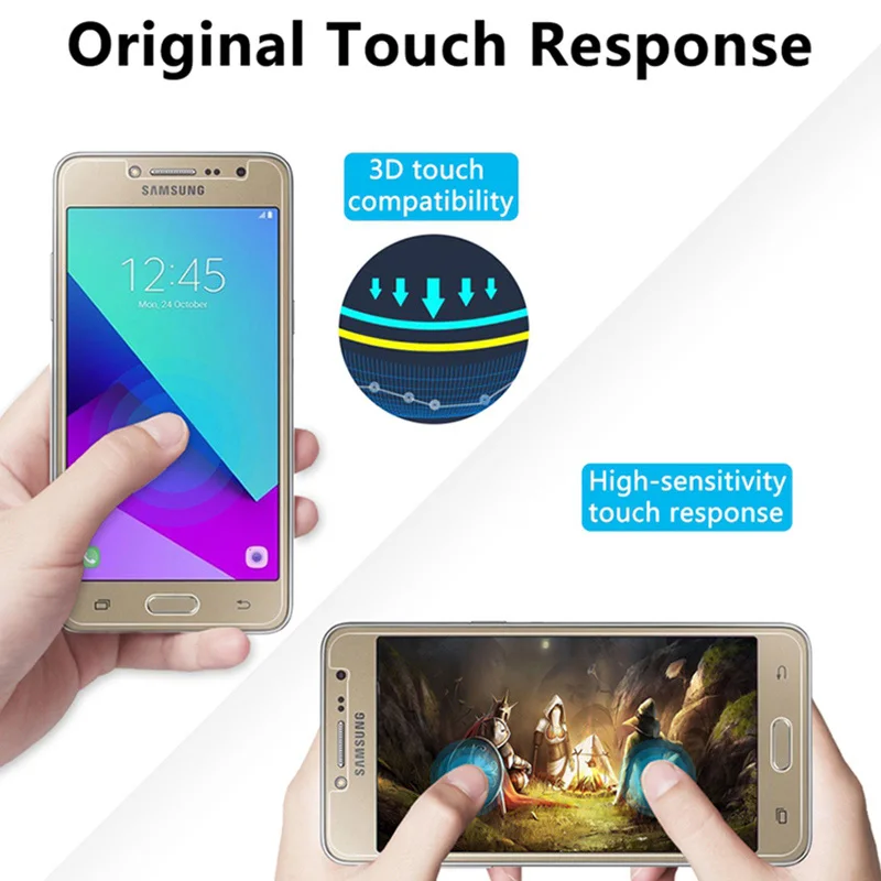 Tempered Glass On For Samsung Galaxy J3 J5 J7 2016 2017 J2 J5 J7 Prime Screen Protector For Samsung J2 J4 J6 J8 Protective Film