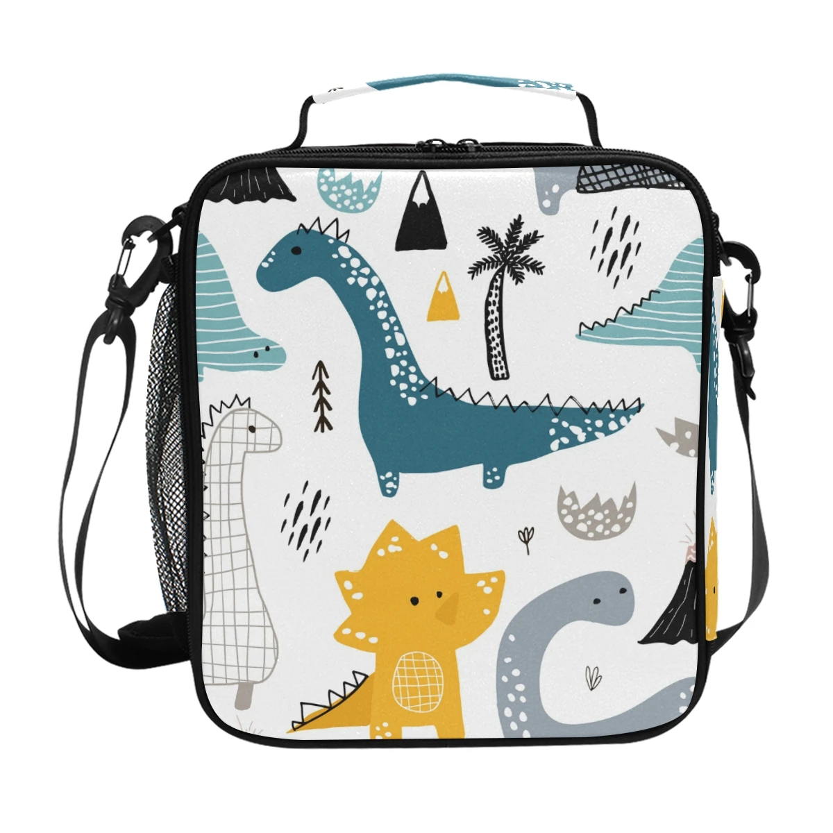 ALAZA 3 stks/set Kinderen Schooltassen Kids Dinosaurus print Rugzak Jongens Meisjes Schooltas Baby Peuter Tas Mochila Infantil 2022 Nieuwe