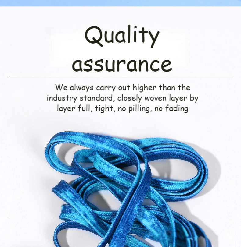 Tie Dye Shoelaces Gradient Colors Shoe Laces for Sports Shoes Boots Sneakers Skates Casual Shoes Flat Shoelace 120/140/160CM