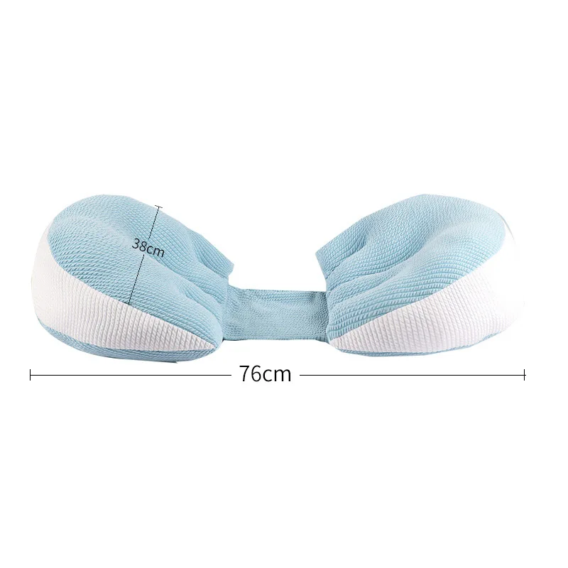 Pregnancy Pillow Sleeping Bamboo Fiber Pillow Pregnancy Washable U Shape Pillow Side Sleeper Maternity Belly Support Pillow