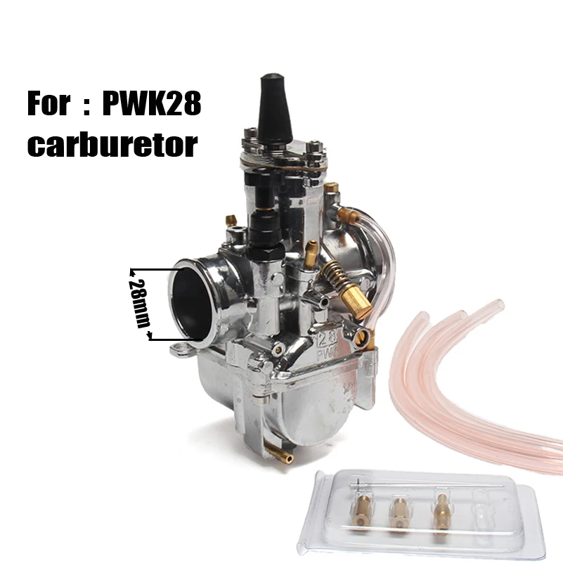 

2T 4T Universal PWK 28 Motorcycle Carburetor With Power Jet For Yamaha Suzuki Honda 2/4-stroke 150-250cc ATV Buggy Quad Go Kart