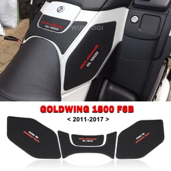 Almohadilla de tanque de combustible para HONDA GOLDWING 1800 GL1800 F6B 2011-2017, pegatina de tanque antideslizante, protección de rodilla, pegatinas, almohadilla de tracción