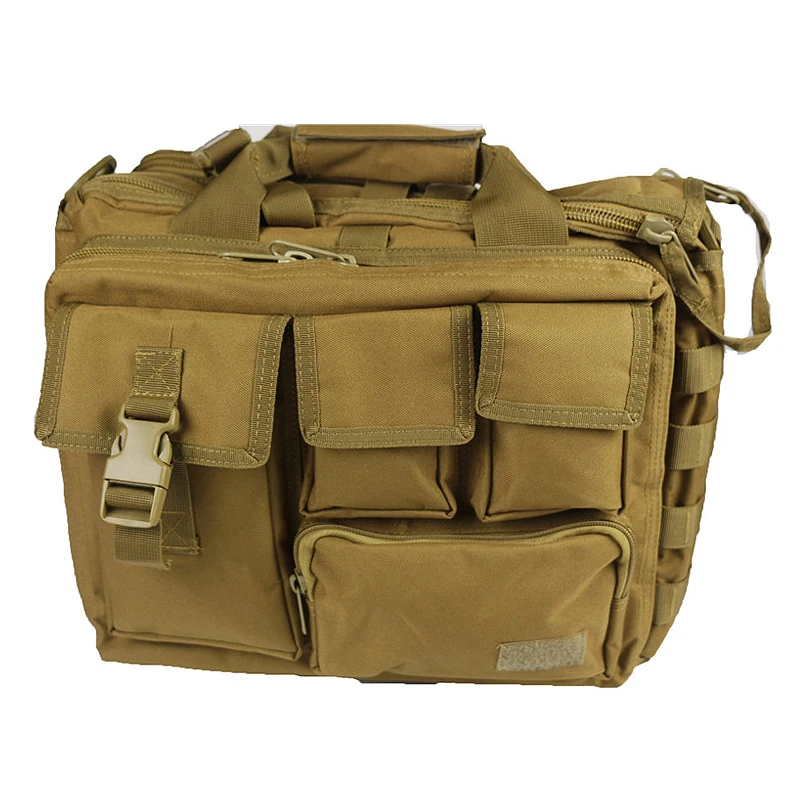 Molle Military Laptop Bag, Tactical Shoulder Bag, Computer Backpack, Messenger Bag, Handbags Briefcase, Outdoor Sports Pack, 14\