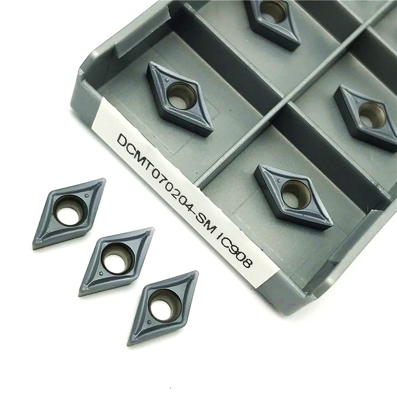 DCMT070204 SM IC907 DCMT070204 SM IC908 Carbide Insert Internal Turning Tool Cutting tool CNC lathe high quality turning insert