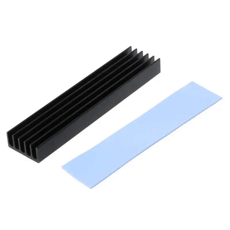 Aluminum Heatsink Cooling Thermal Pad Cooler for NVME M.2 Next Generation Form Factor 22110 PCI-E SSD Solid State Hard Drive Dis