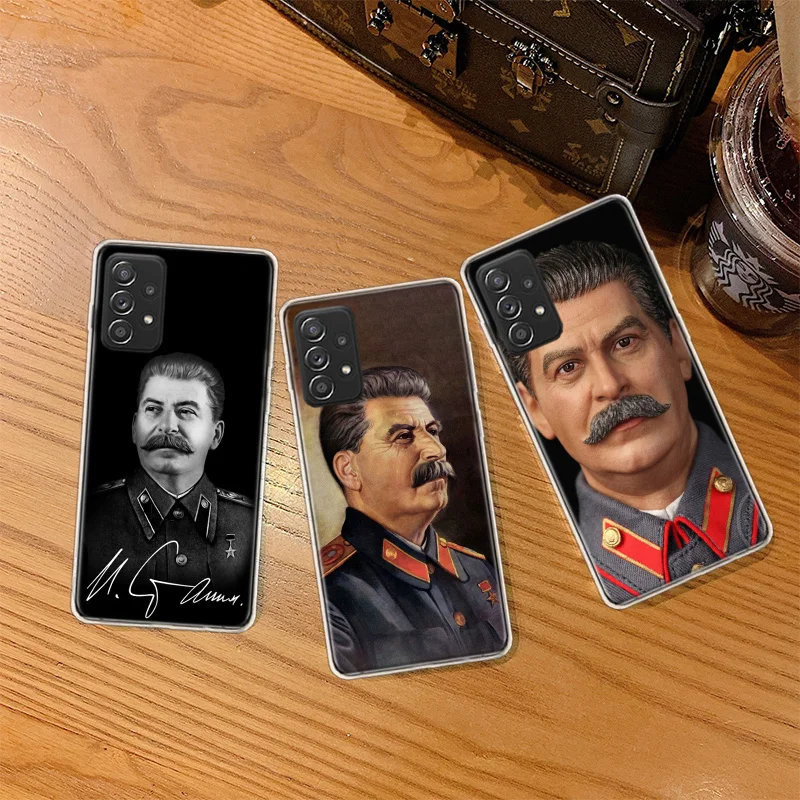 Russian Commander Stalin Phone Case For Galaxy A54 A34 A24 A14 A10 A10S A20 A20E A30 A40 A50S A70S Samsung A71 A51 A41 A31 A21 A