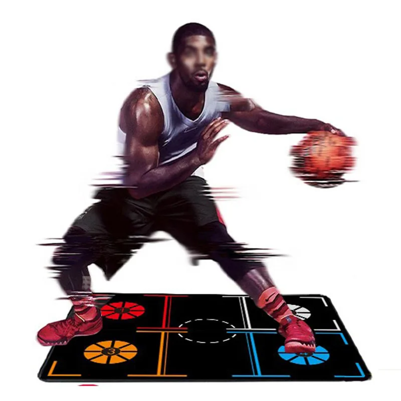 Basketball Training Mat Non-Slip Basketball Grip Power Foot Work Dribbling Ball Control Training System Mat Professional Equipme