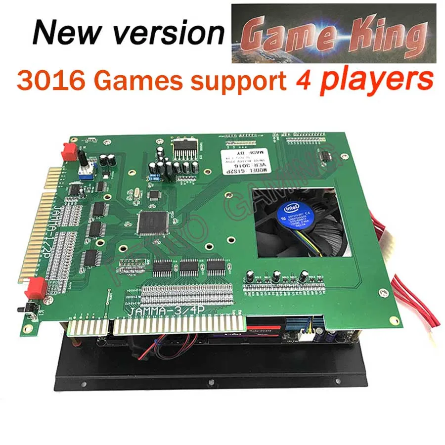 

Game King 3016 in 1 Game Board 2.4G CPU 40G Work With ATX Power Supply High Resolution Classical Game for Arcade Game Machine