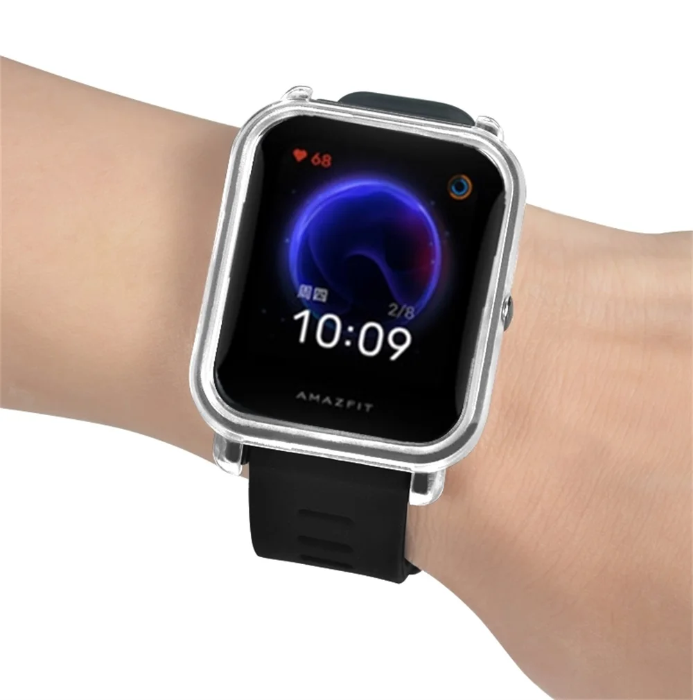 Xiaomi huami Amazfit Bip/bip/gts 2用の頑丈な保護ケース,スマートクロック用の耐衝撃ケース,保護シェル付き