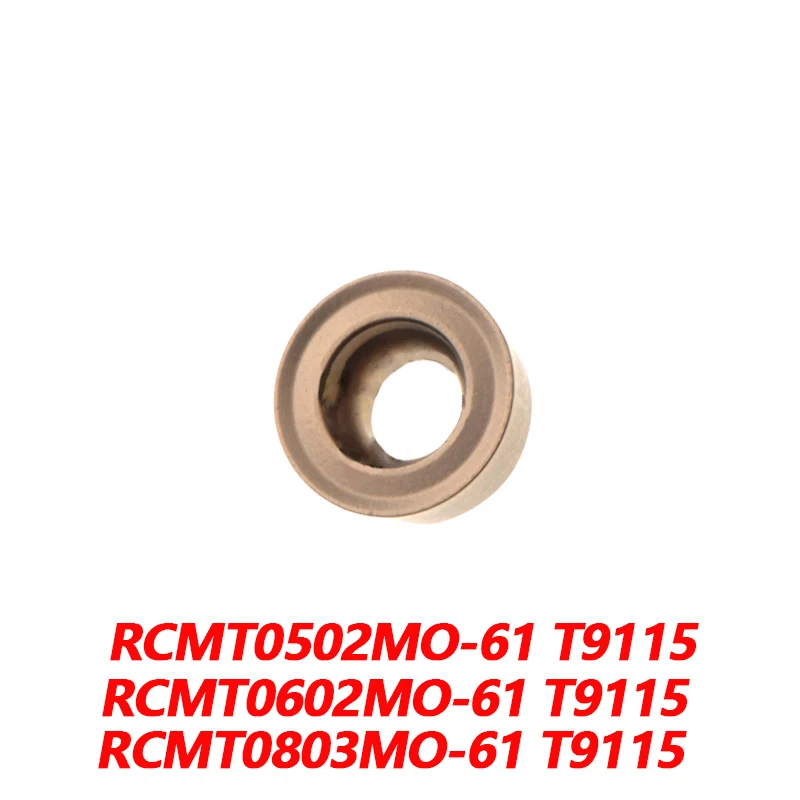 RCMT0502MO-61 NS530 T9115 NS9530 T9125 T9215 100% Original Carbide Inserts CNC RCMT 0502 MO RCMT0502 R2.5 Lathe Cutter 10pcs/box