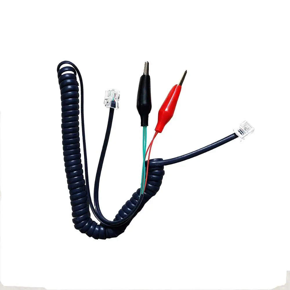 Corded Telephone, Phone Butt Test Tester Telecom Tool Network Cable Set Professional Test Device Check FOR Telephone Line Fault