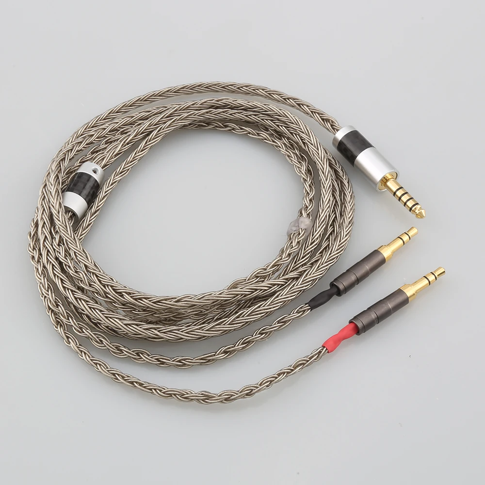 Wysokiej jakości 4 pin Xlr 4.4 2.5mm16 rdzenie słuchawki kabel do słuchawek dla 3.5 Hifiman Ananda sundara HE1000se HE6se he400 Z7M2