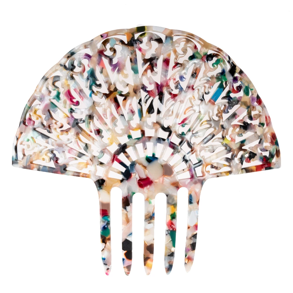 Classic Hair combs for women Acetate hair accessories combs Tortoiseshell hair jewelry Vintage hairpin Flamenco dancers comb