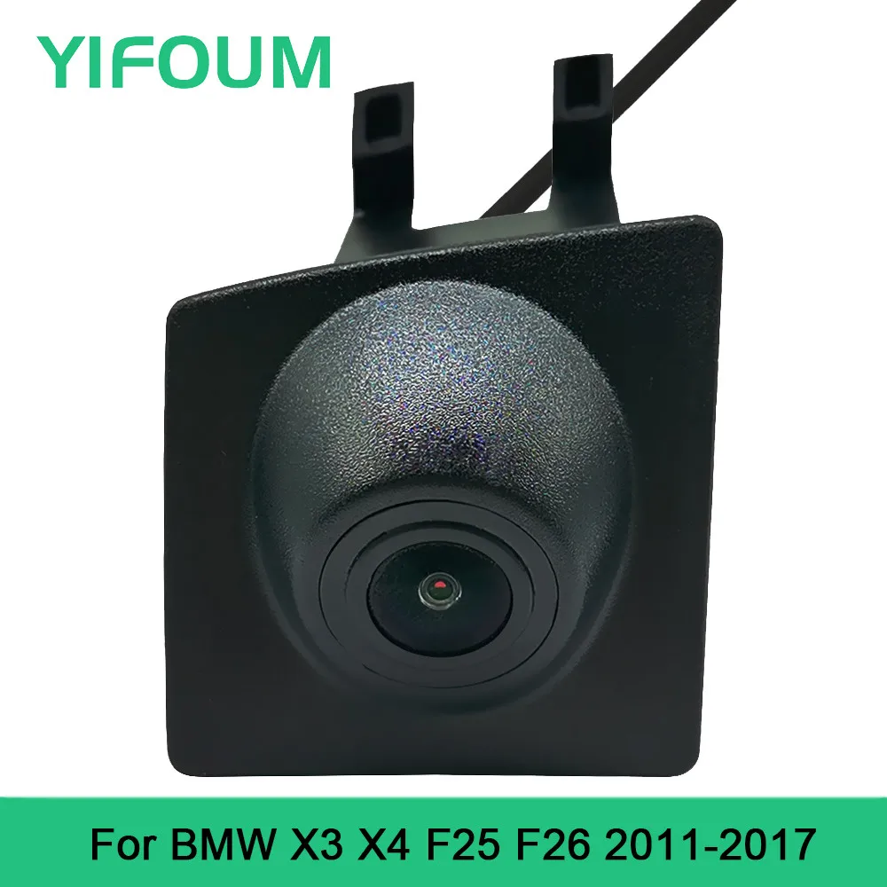 YIFOUM HD CCD Car Front View Parking Night Vision Positive Waterproof Logo Camera For BMW X3 X4 F25 F26 2011 2012 2013 2014-2017